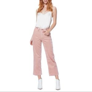PAIGE Nellie  Corduroy Culotte cropped Pants